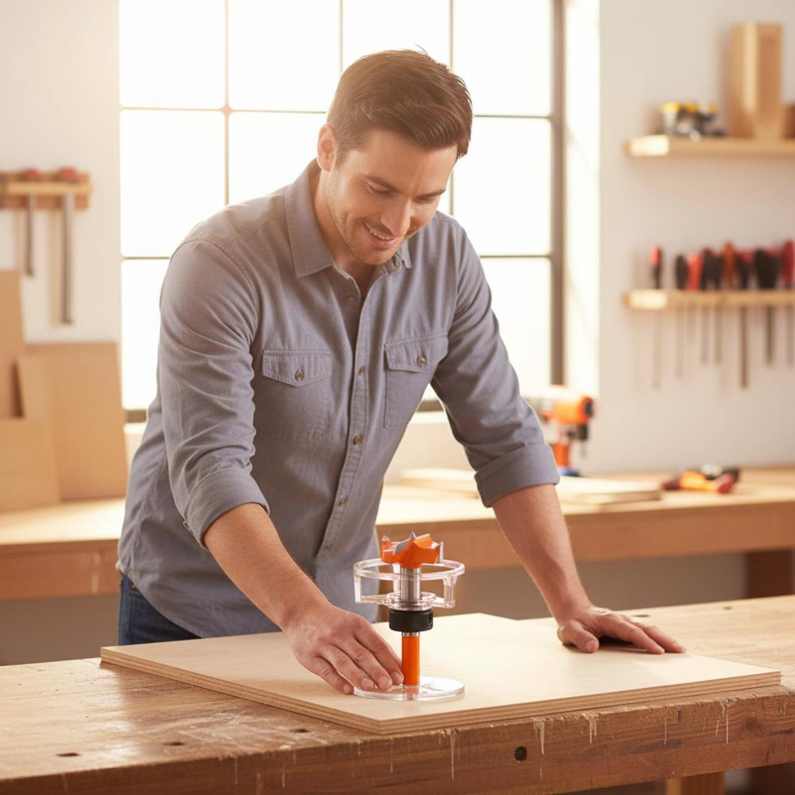 Woodworking Drills - 35-мм шаблон для сверления отверстий под