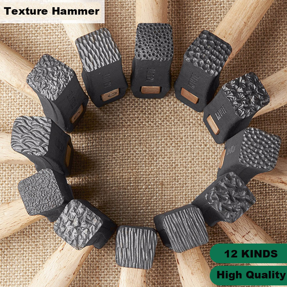 Wooden Mallet Carving - Молоток для текстурирования ювелирных изделий с