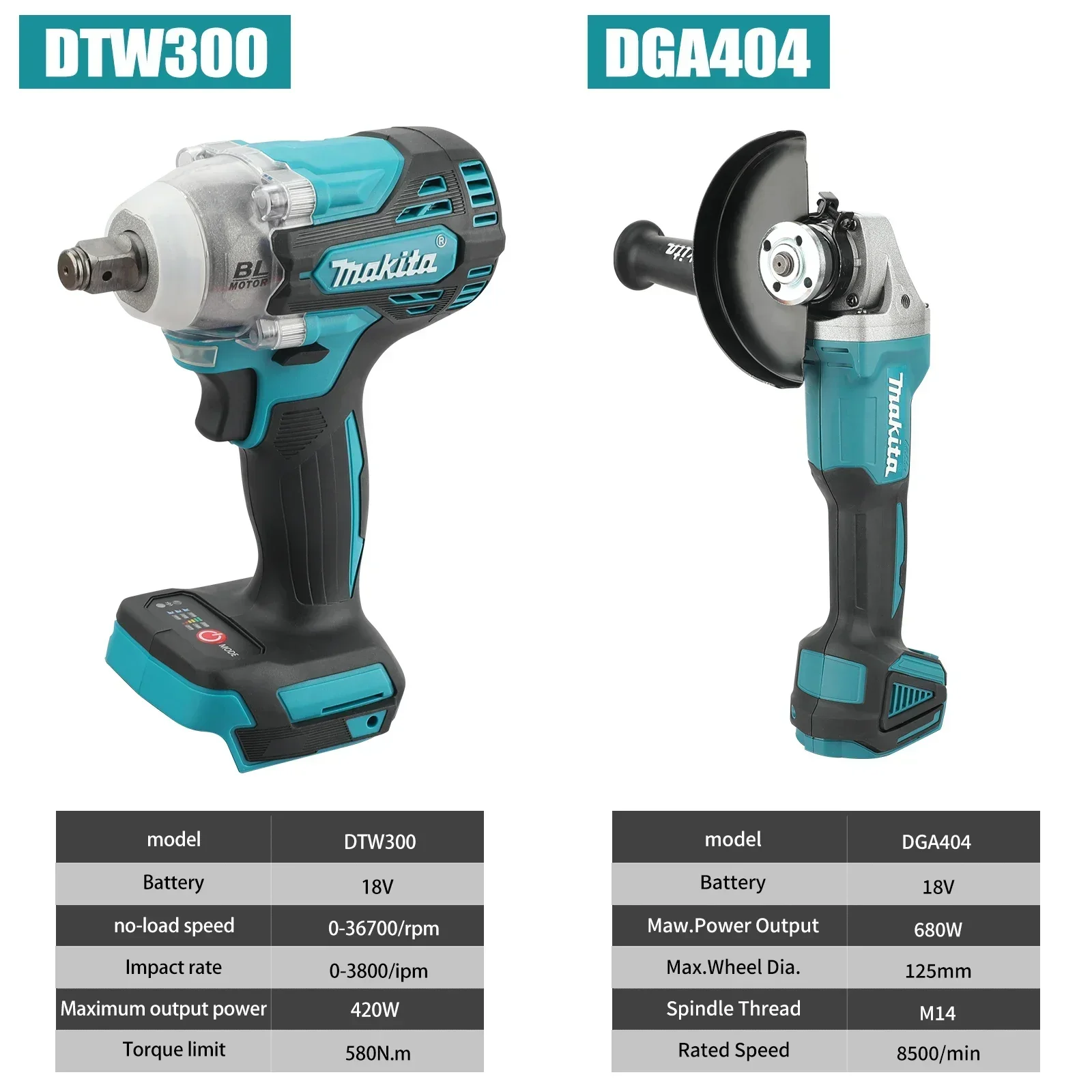Комплект Makita DTW300 или DGA – обзор и цена Makita Drill Dtw300