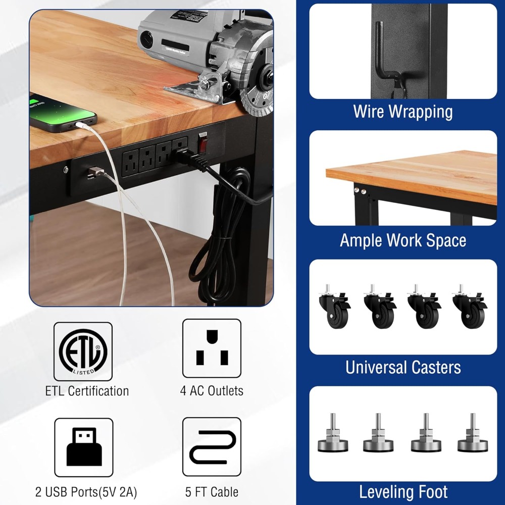 Гаражный верстак, регулируемый – обзор и цена Workbench Woodworking